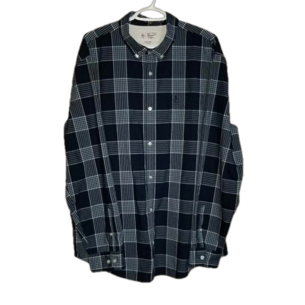 Penquin Long Sleeve Button Down Label Reads Size XXL